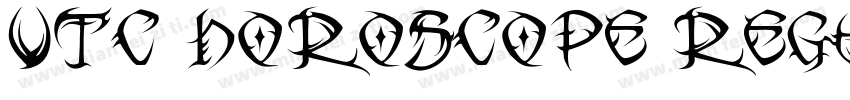 VTC Horoscope Regular 2字体转换